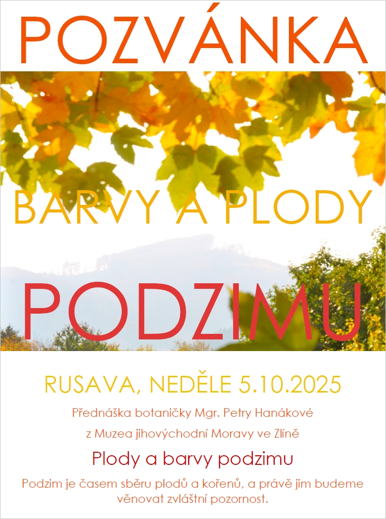 NAHLED – PREDNASKA PLODY A BARVY PODZIMU – RUSAVA 5-10-2025